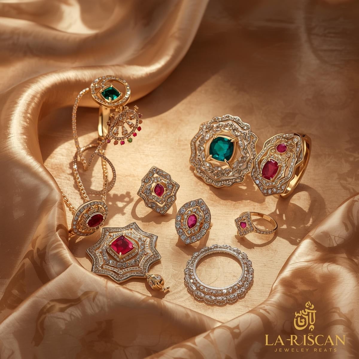 Luxury Gemstone Jewelry Set